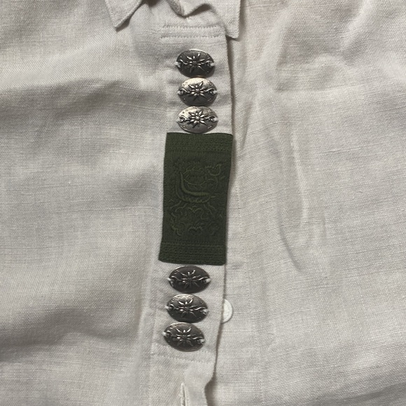 Austrian authentic linen shirt like new! Octoberfest - Picture 3 of 4